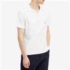 Polo Ralph Lauren Men's Cotton Terry Polo Shirt in White