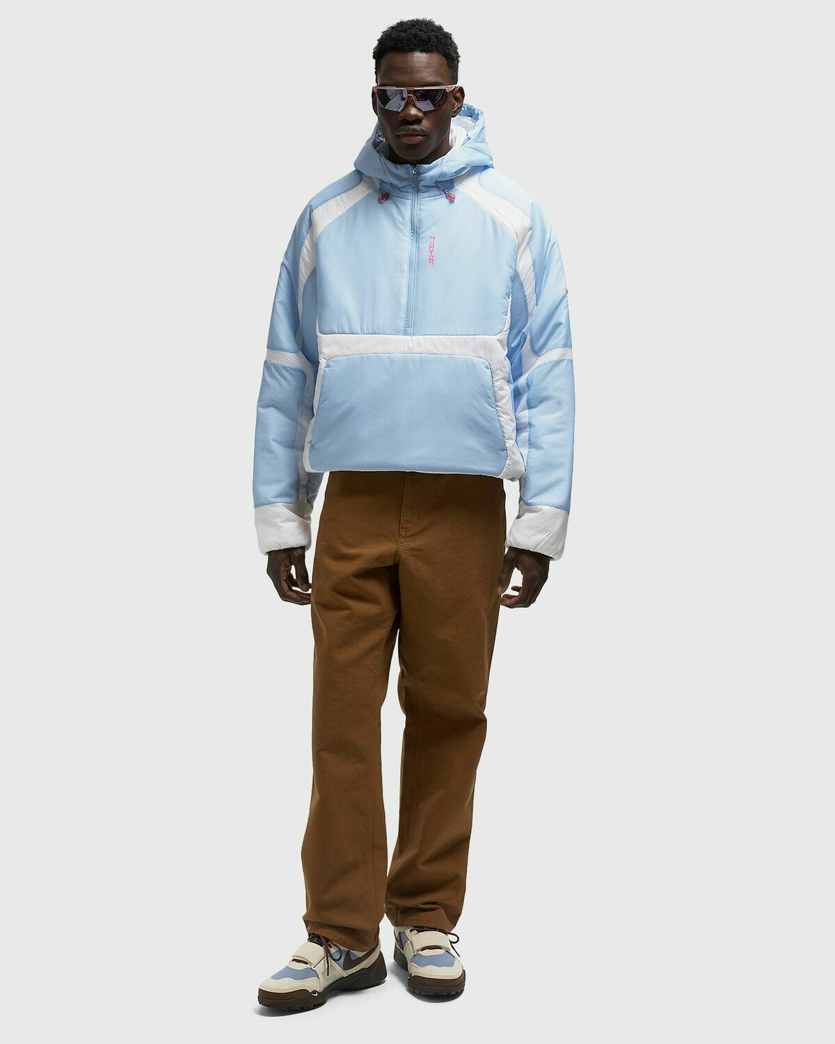 Nike PF SLICED POD HZ Jacket Blue Mens Half-Zip Nike