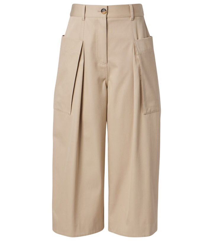 Photo: Loewe Cotton and silk cropped pants