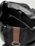 Acne Studios - Logo-Embossed Suede-Trimmed Ripstop Backpack