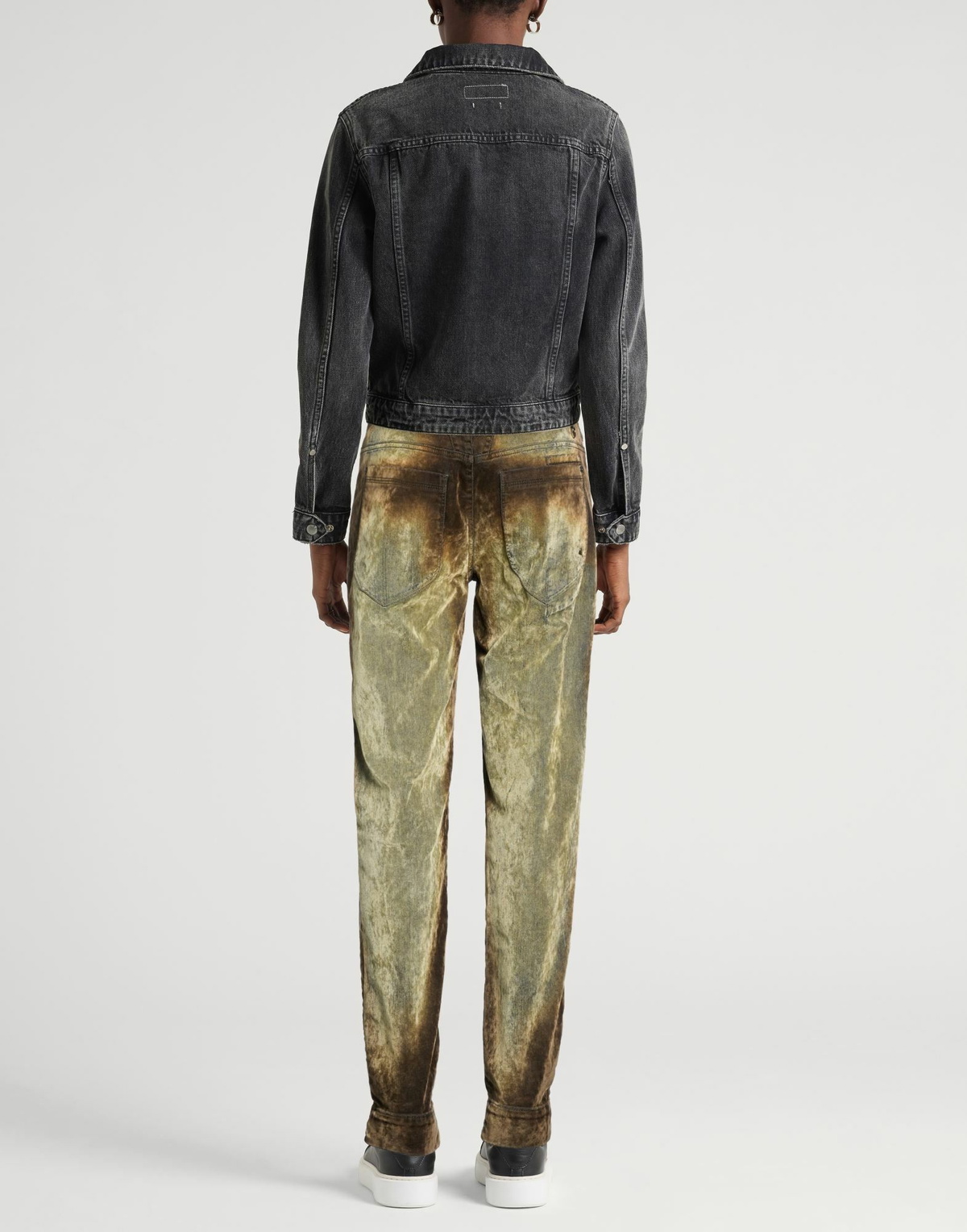High Womens Jeans in Military green