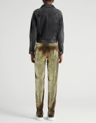 High Womens Jeans in Military green