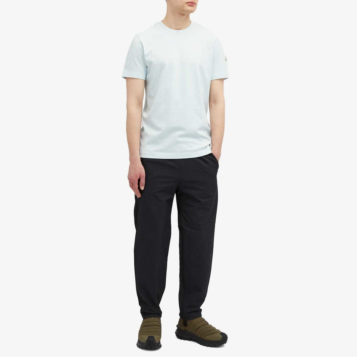 Moncler Men's Cotton Shirt Blue