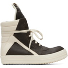 Rick Owens Gray Tower Jumbolaced Geobasket Sneakers