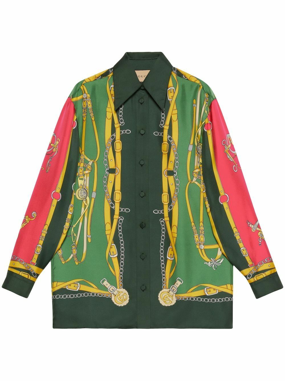 GUCCI - Printed Silk Shirt Gucci