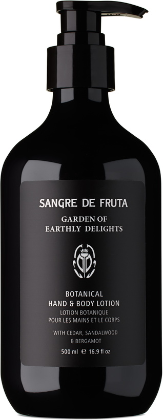 Photo: Sangre de Fruta Garden of Earthly Delights Signature Botanicals Hand & Body Lotion, 500 mL