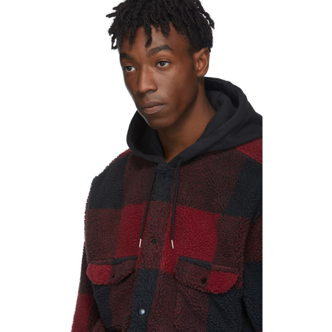 Levis tartan online hoodie