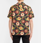 Saturdays NYC - Camp-Collar Floral-Print Lyocell Shirt - Black