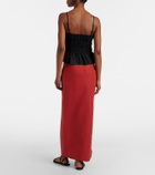 SIR Linen maxi skirt