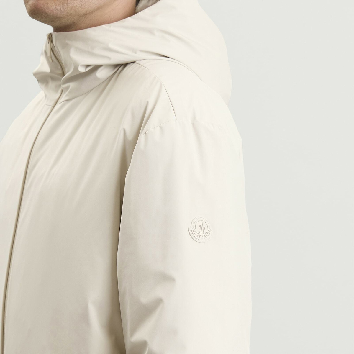 Moncler Men's Trelatete Jacket in Off-White
