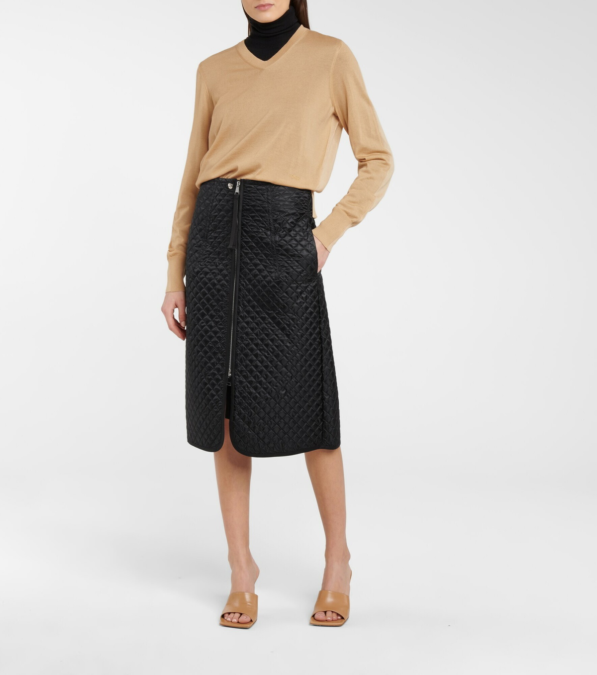 Moncler Genius - 2 Moncler 1952 quilted down midi skirt