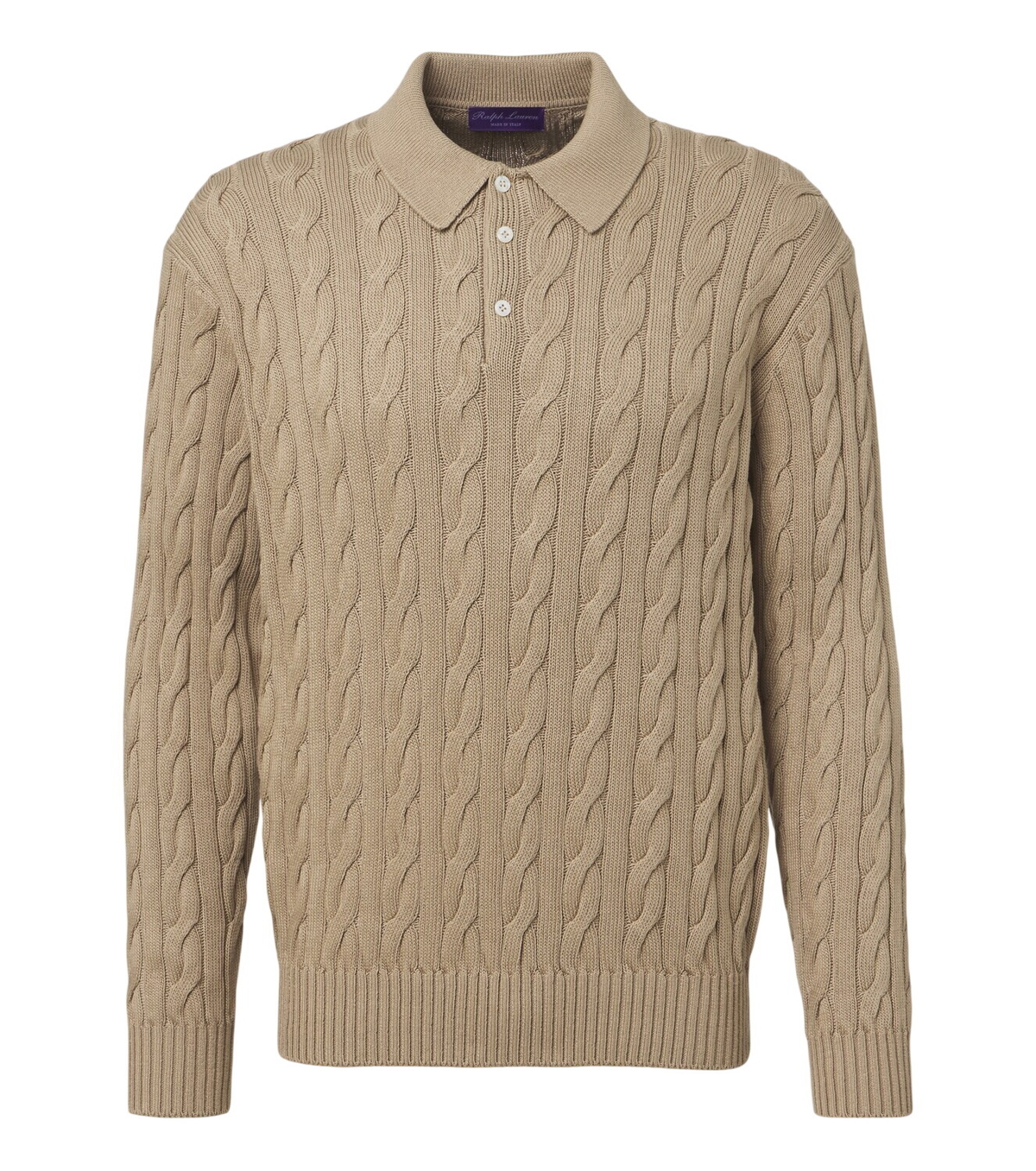 Ralph Lauren Purple label - Cable-Knit Cashmere Sweater - Green
