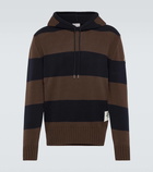 Moncler Striped cotton hoodie