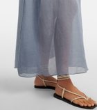Leset Niko ramie maxi dress