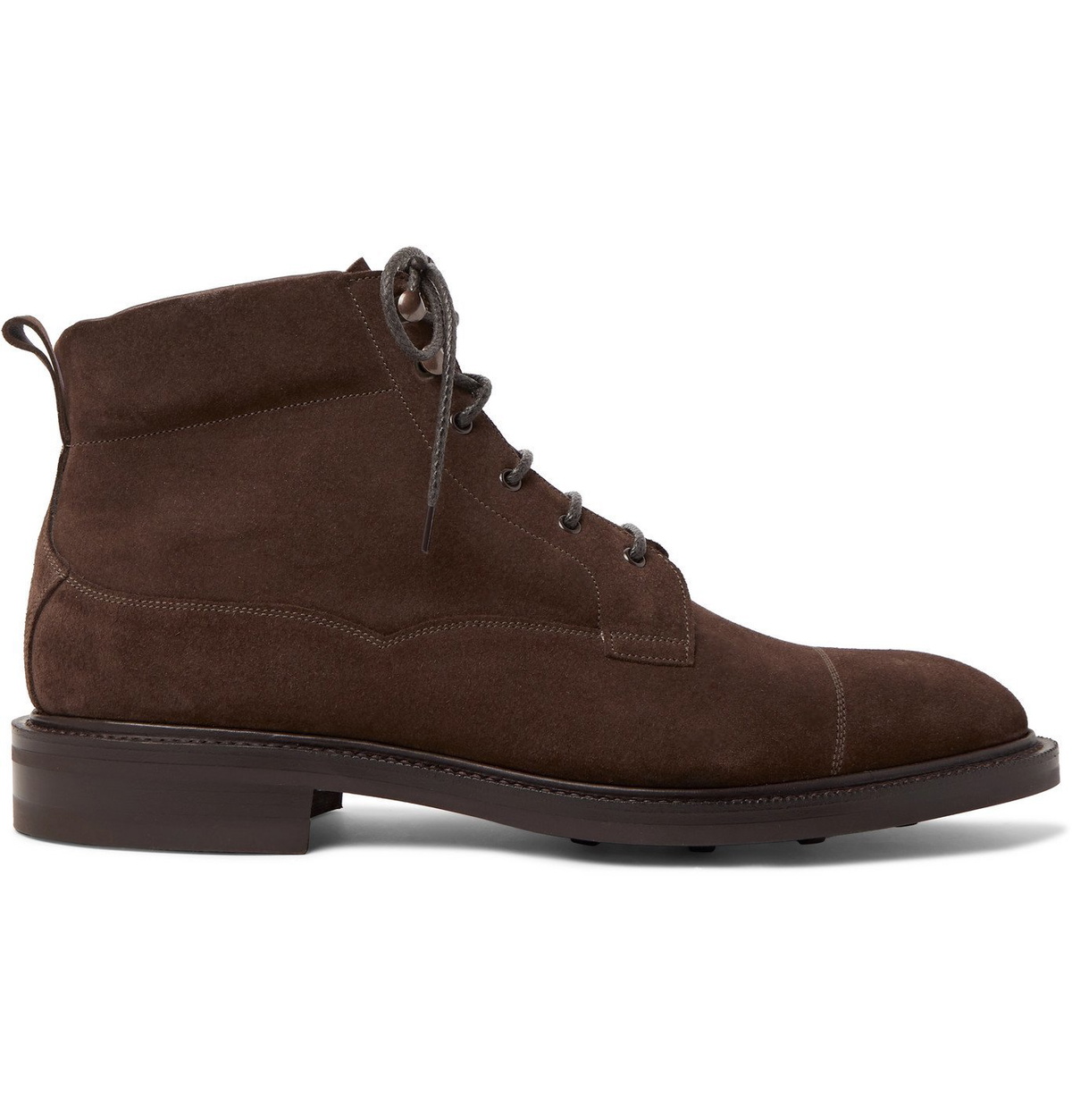 Edward Green - Connemara Suede Boots - Brown Edward Green