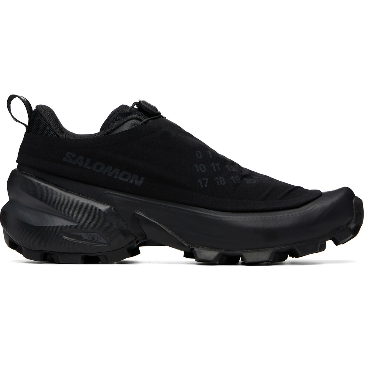 MM6 Maison Margiela Black Salomon Edition Cross Dust Sneakers