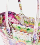 Christian Louboutin Cabata Small floral leather tote bag