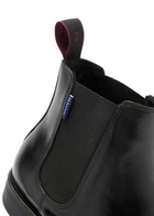 Paul Smith Cedric Glossed Leather Chelsea Boots Black