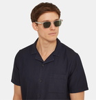 Garrett Leight California Optical - Wavecrest 50 Square-Frame Acetate Polarised Sunglasses - Neutrals