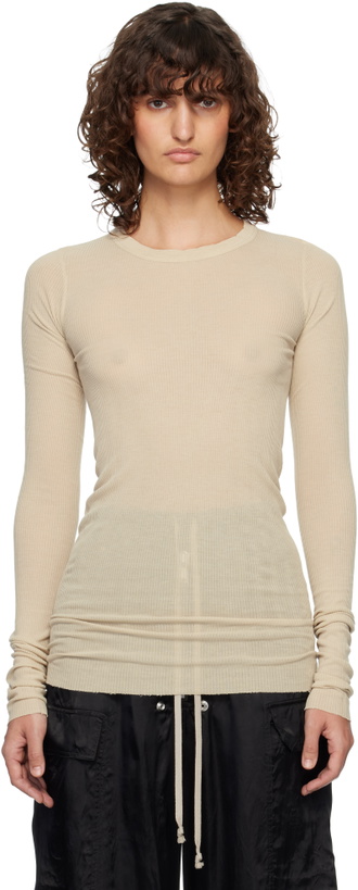 Photo: Rick Owens Off-White Temple Rib LS T-shirt