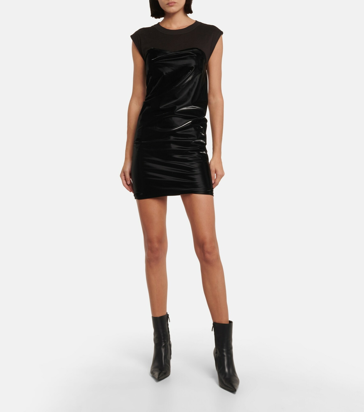 Rta - Isabella vinyl minidress