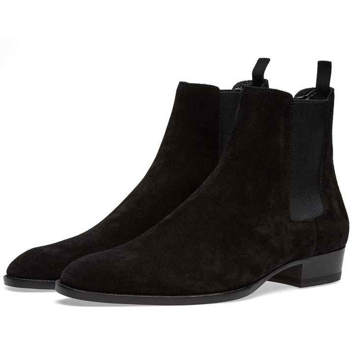 Photo: Saint Laurent Wyatt 30 Boxer Chelsea Boot