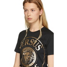 Versus Black Versus Versace Lion T-Shirt