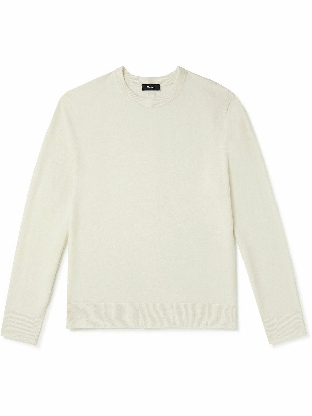 Photo: Theory - Hilles Cashmere Sweater - Neutrals