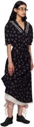 Ashley Williams Black Yuki Midi Dress