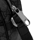 Gucci Men's GG Mini Shoulder Bag in Grey/Black