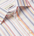 Etro - Slim-Fit Striped Cotton-Blend Shirt - White
