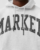 Market Market Arc Puff Hoodie Grey - Mens - Hoodies