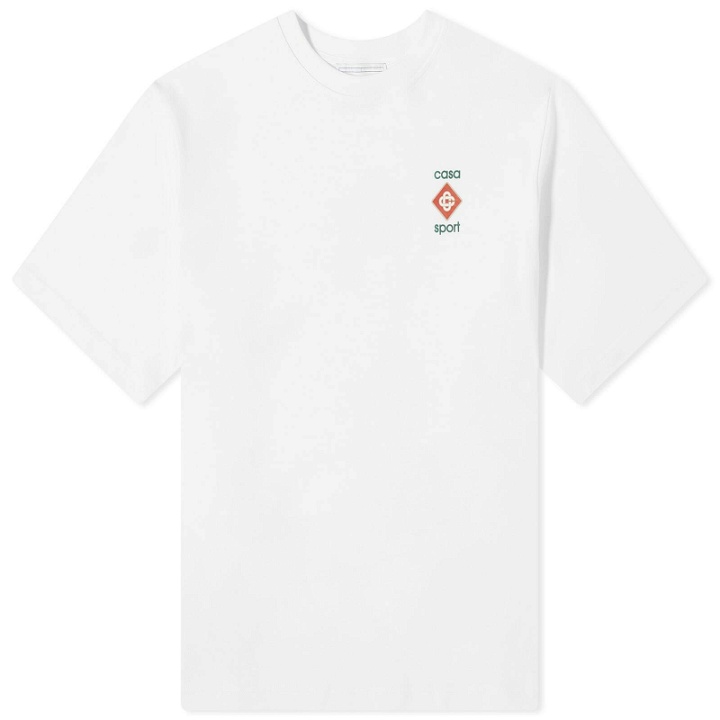 Photo: Casablanca Men's Casa Sport Small Logo T-Shirt in White