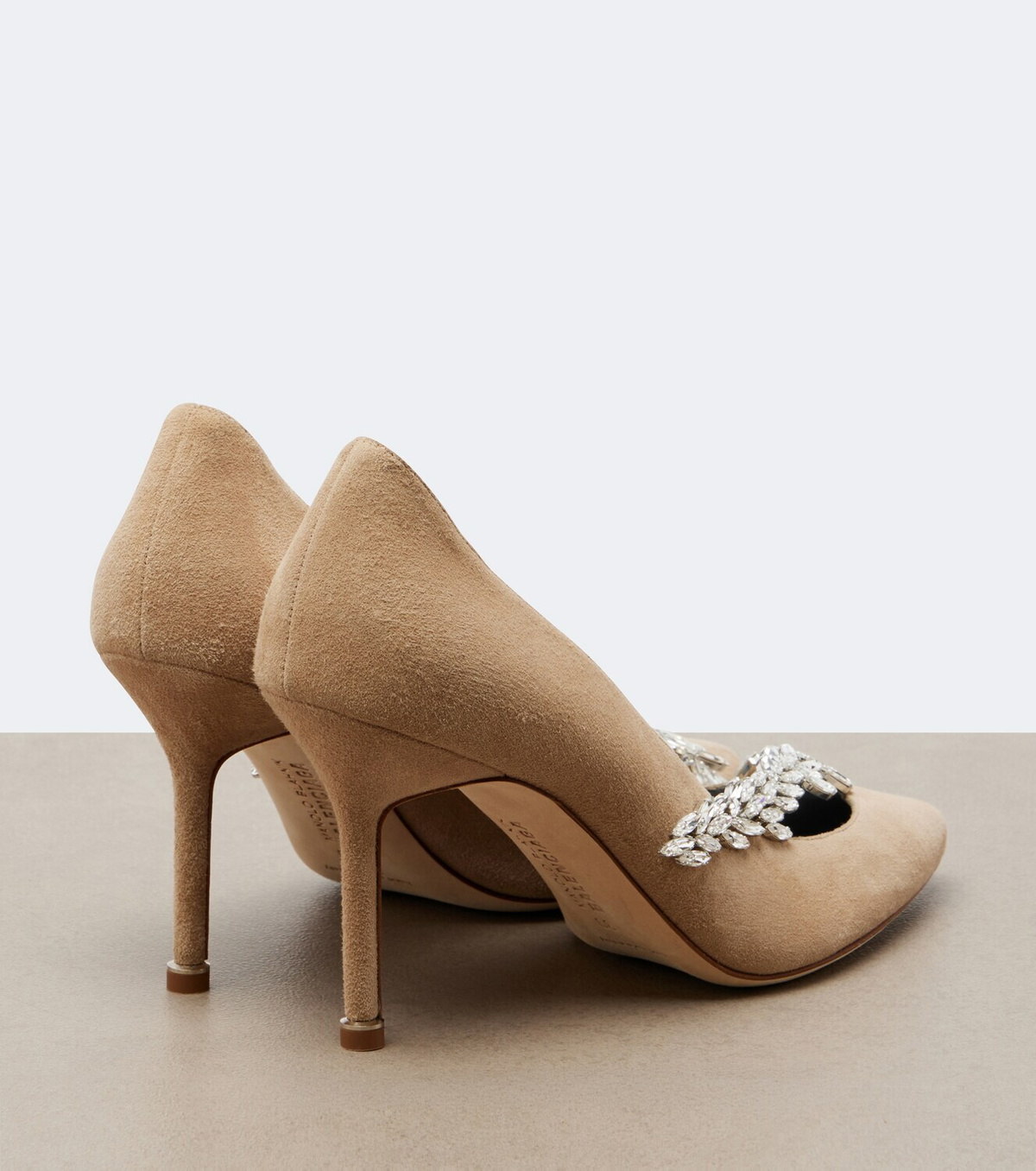 Balenciaga x Manolo Blahnik suede pumps