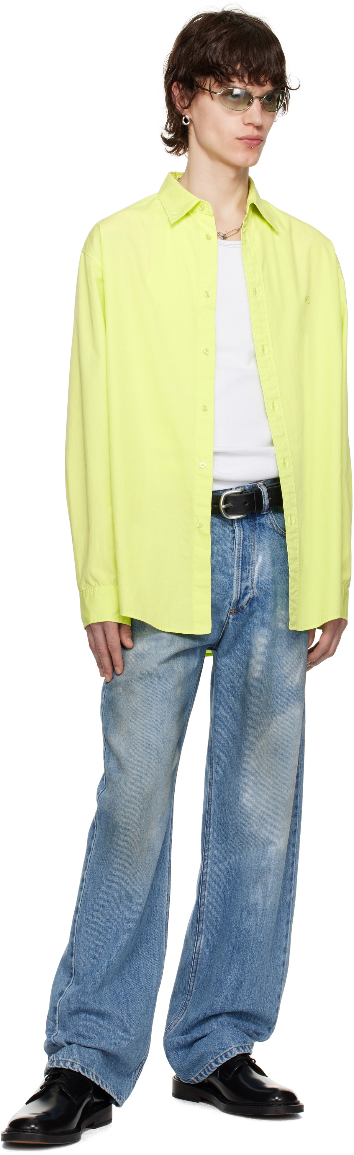 Still Kelly Green Oversized Fit Shirt
