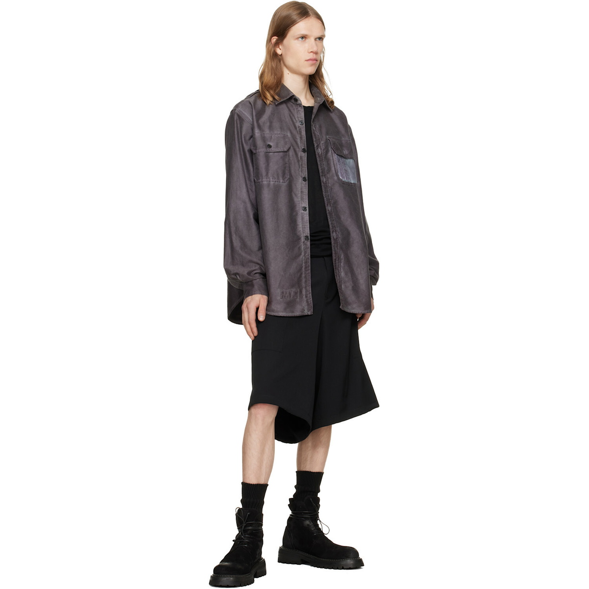 Marsèll Black Carraucola Reversed Leather Boots