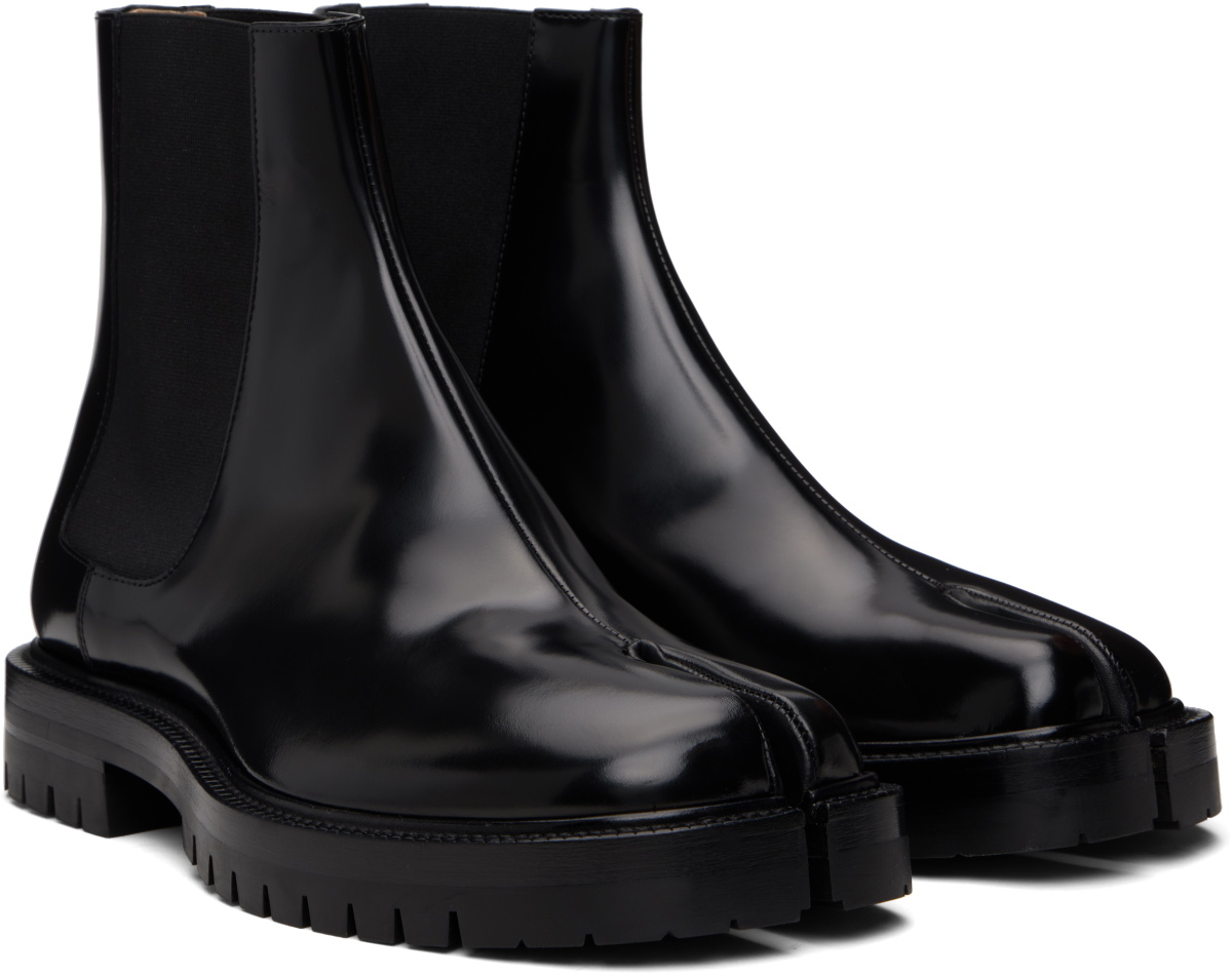 Maison Margiela Black Tabi Chelsea Boots