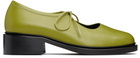 Nicole Saldaña SSENSE Exclusive Green Fabiana Loafers