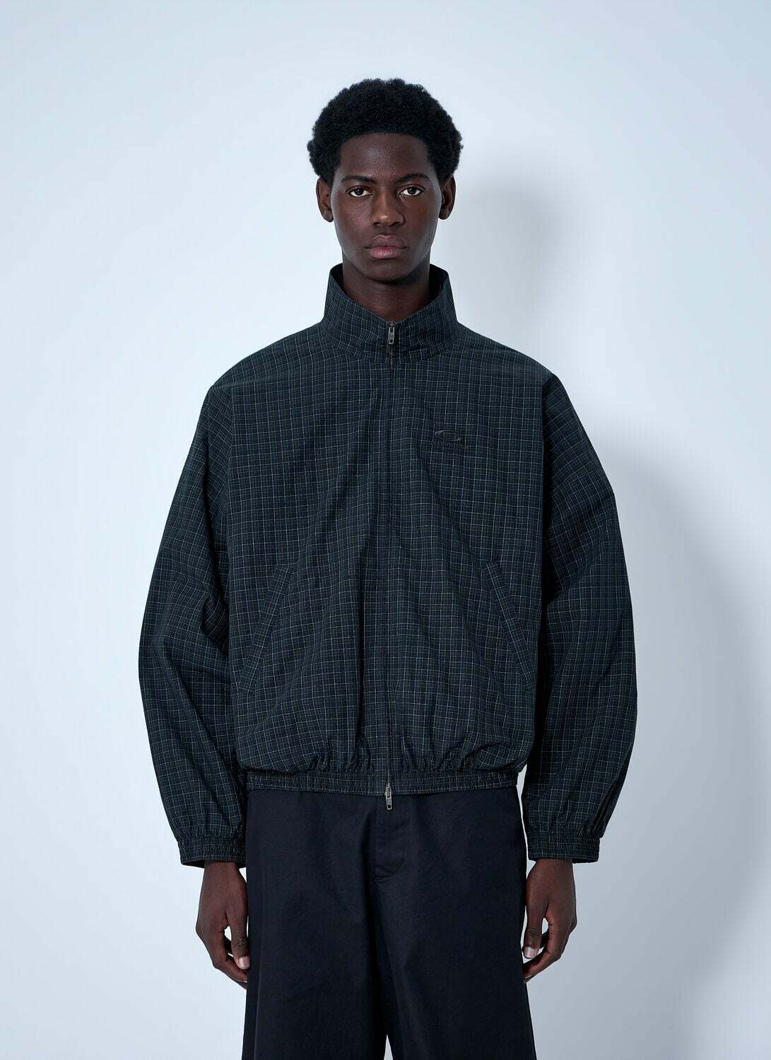 Balenciaga Checked Zip Jacket