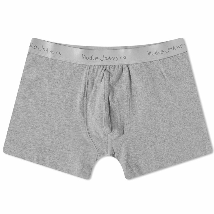 Photo: Nudie Jeans Co Men's Nudie Boxer Brief in Grey Melange