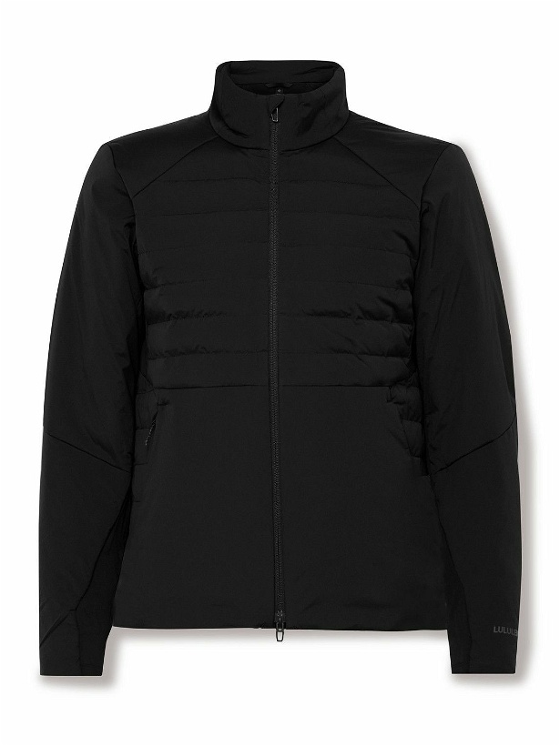 Photo: Lululemon - Down For It All Quilted PrimaLoft Glyde™ and Stretch-Jersey Down Jacket - Black