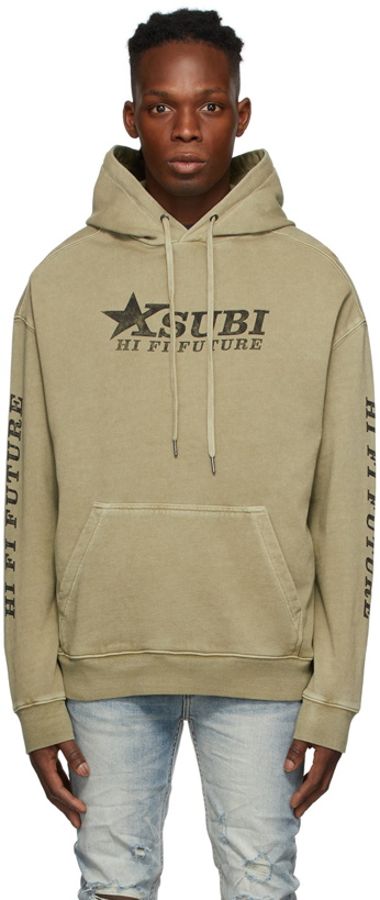 Photo: Ksubi Khaki Hifi Biggie Hoodie