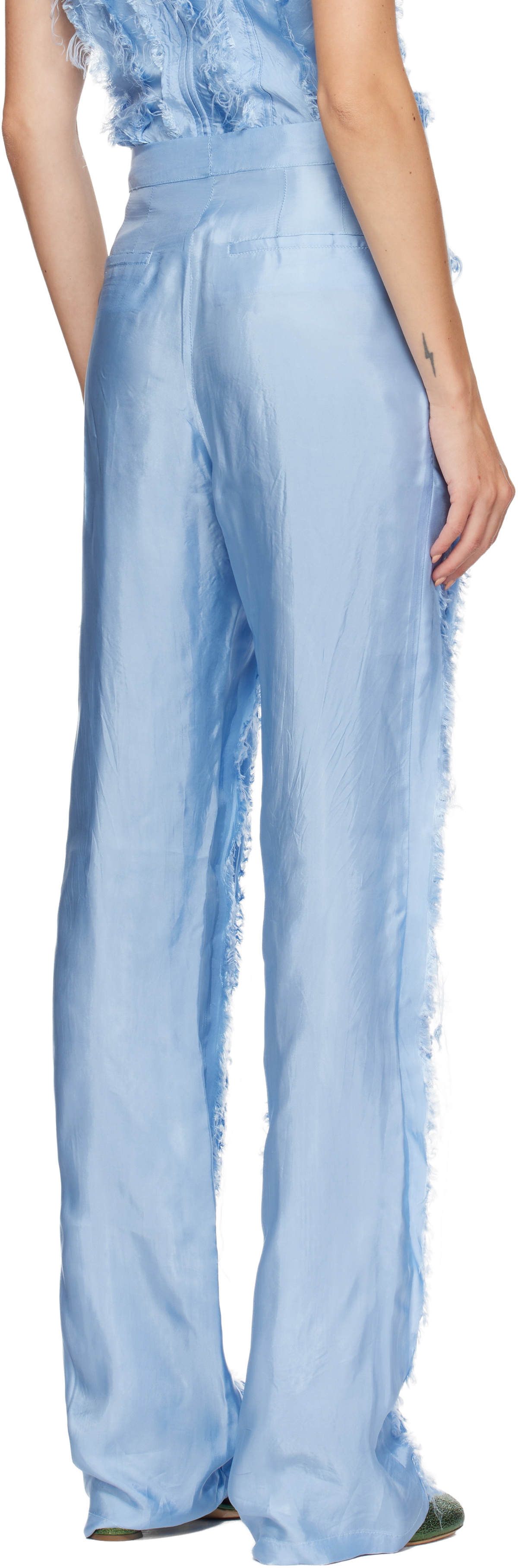 Edward Cuming Blue Scratch The Itch Trousers