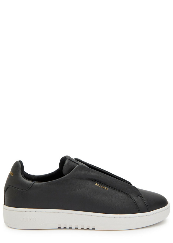 Photo: Axel Arigato Dice Laceless Leather Sneakers Black And White