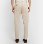 AMI - Tapered Cotton-Twill Trousers - Off-white