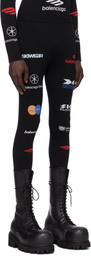 Balenciaga Black Ski Leggings