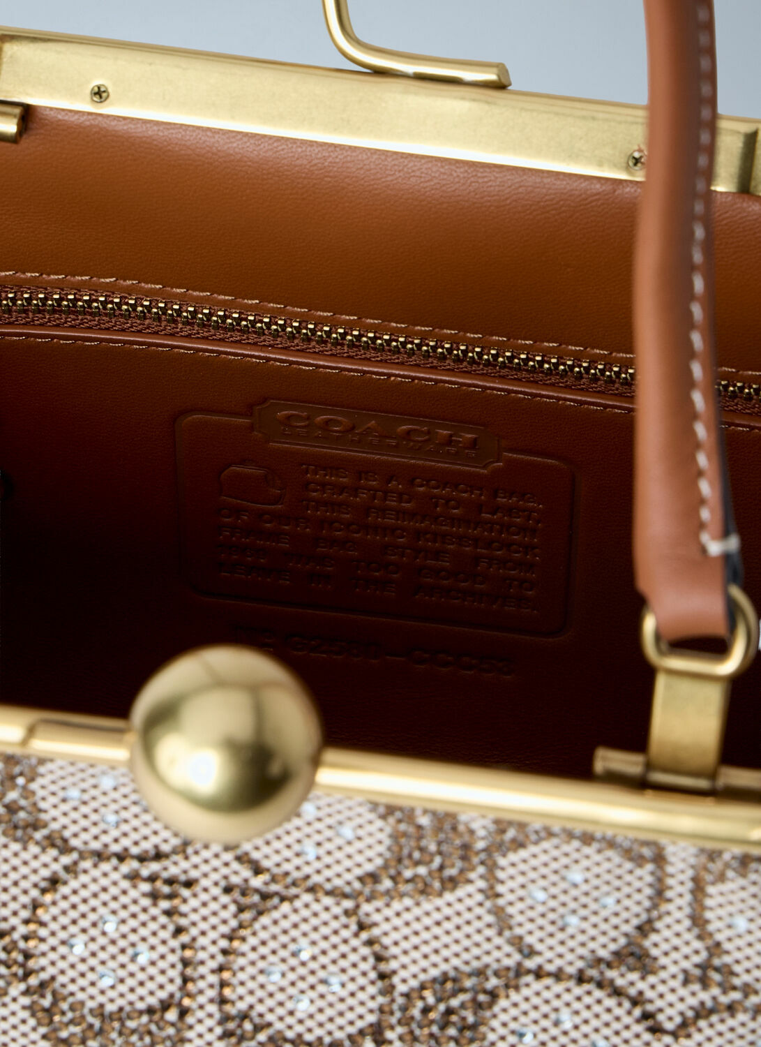 Coach Kisslock Frame Handbag