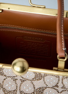 Coach Kisslock Frame Handbag