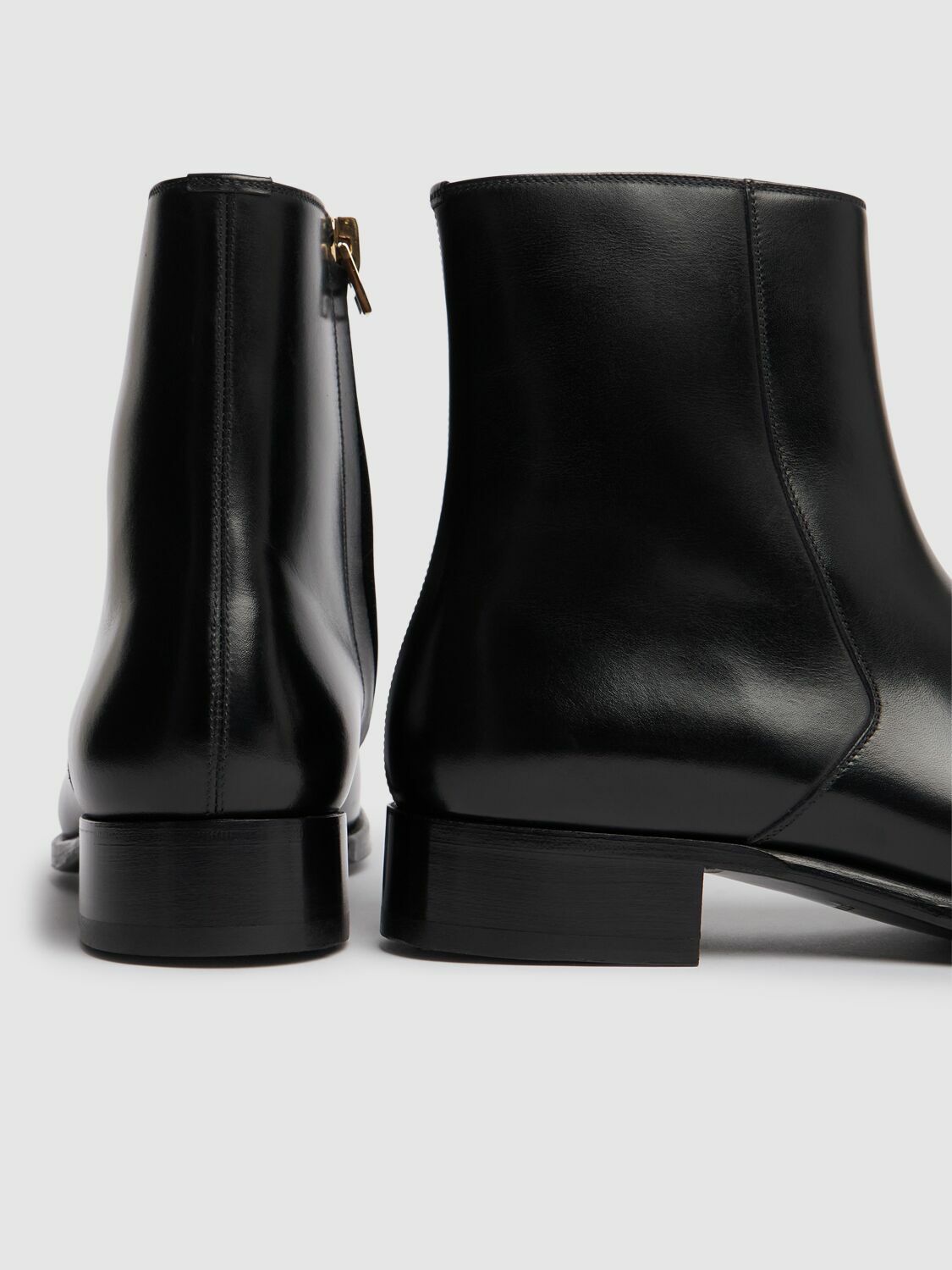 TOM FORD Edgar Leather Zipped Boots TOM FORD