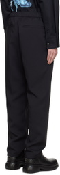 Wooyoungmi Black Drawstring Sweatpants